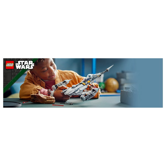 LEGO 75325 Star Wars N-1 Starfighter de The Mandalorian, Juego de Construcción para Niños de 9+ Años, 412 Piezas, Multicolor