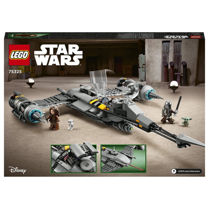 LEGO 75325 Star Wars N-1 Starfighter de The Mandalorian, Juego de Construcción para Niños de 9+ Años, 412 Piezas, Multicolor