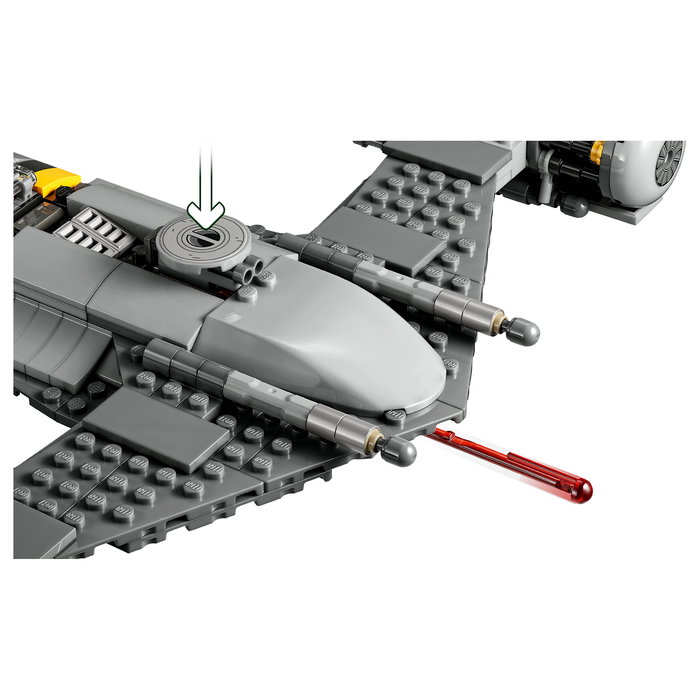 LEGO 75325 Star Wars N-1 Starfighter de The Mandalorian, Juego de Construcción para Niños de 9+ Años, 412 Piezas, Multicolor
