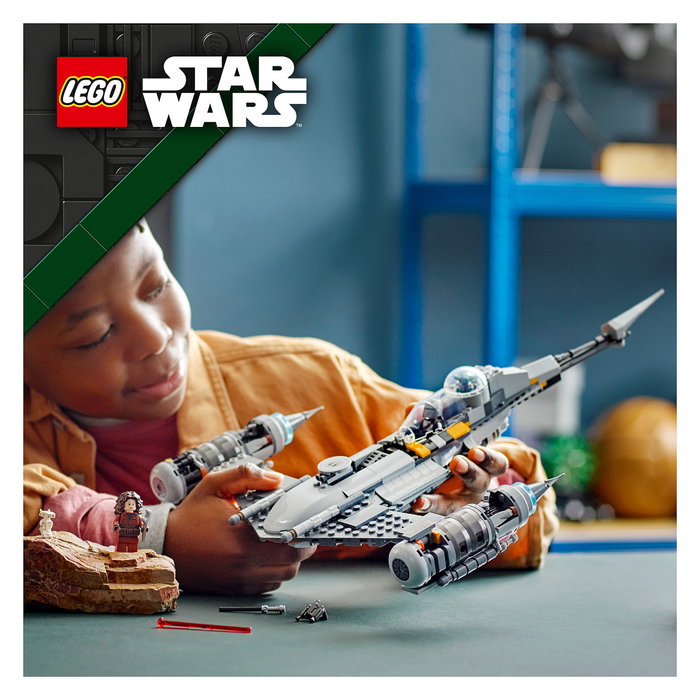LEGO 75325 Star Wars N-1 Starfighter de The Mandalorian, Juego de Construcción para Niños de 9+ Años, 412 Piezas, Multicolor