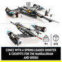 LEGO 75325 Star Wars N-1 Starfighter de The Mandalorian, Juego de Construcción para Niños de 9+ Años, 412 Piezas, Multicolor