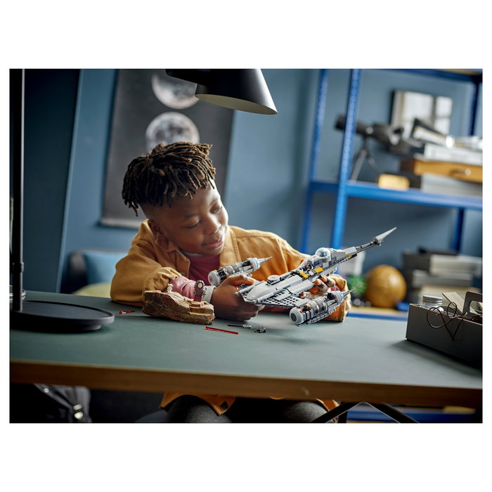 LEGO 75325 Star Wars N-1 Starfighter de The Mandalorian, Juego de Construcción para Niños de 9+ Años, 412 Piezas, Multicolor