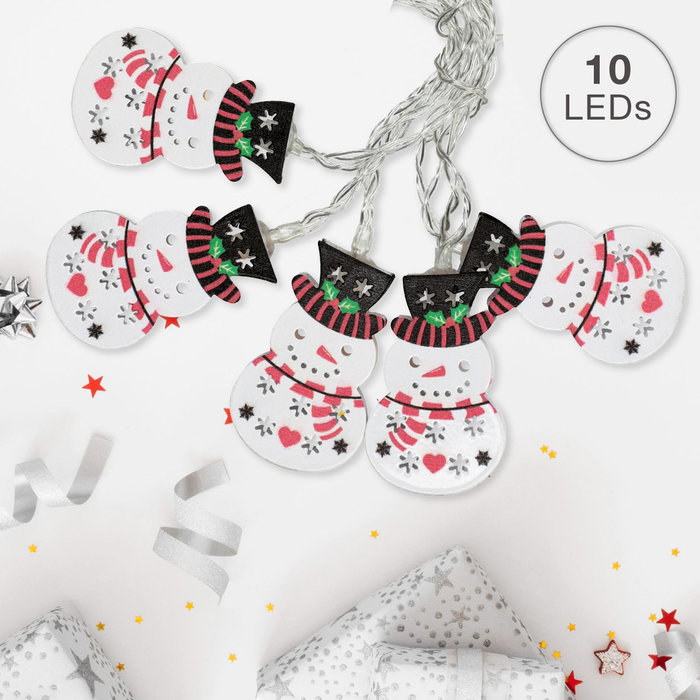 Bambasy Muñecos de nieve LED 1,35M Luz cálida Bambasy Muñecos de nieve LED 1,35M Luz cálida
