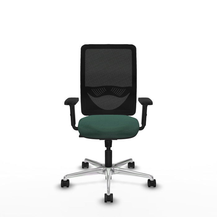 PIQUERAS Y CRESPO Silla de oficina Zulema con mecanismo Sincro, Verde botella y Negro PIQUERAS Y CRESPO Silla de oficina Zulema con mecanismo Sincro, Verde botella y Negro