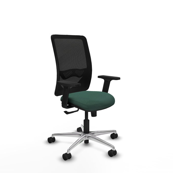 PIQUERAS Y CRESPO Silla de oficina Zulema con mecanismo Sincro, Verde botella y Negro PIQUERAS Y CRESPO Silla de oficina Zulema con mecanismo Sincro, Verde botella y Negro
