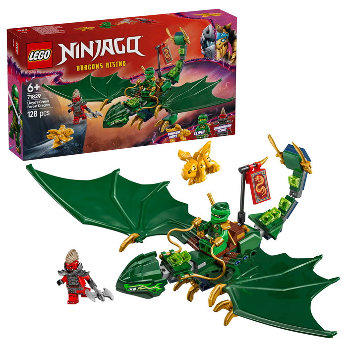 LEGO NINJAGO 71829 El Dragón Verde del Bosque de Lloyd