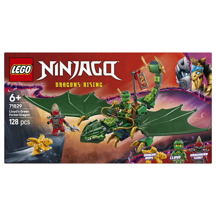 LEGO NINJAGO 71829 El Dragón Verde del Bosque de Lloyd