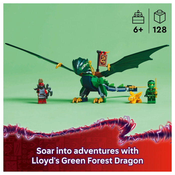 LEGO NINJAGO 71829 El Dragón Verde del Bosque de Lloyd