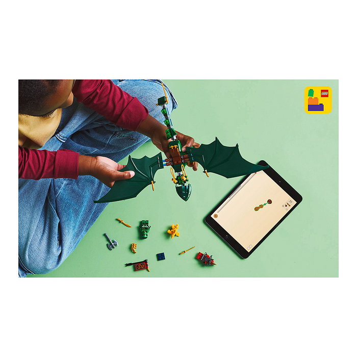 LEGO NINJAGO 71829 El Dragón Verde del Bosque de Lloyd