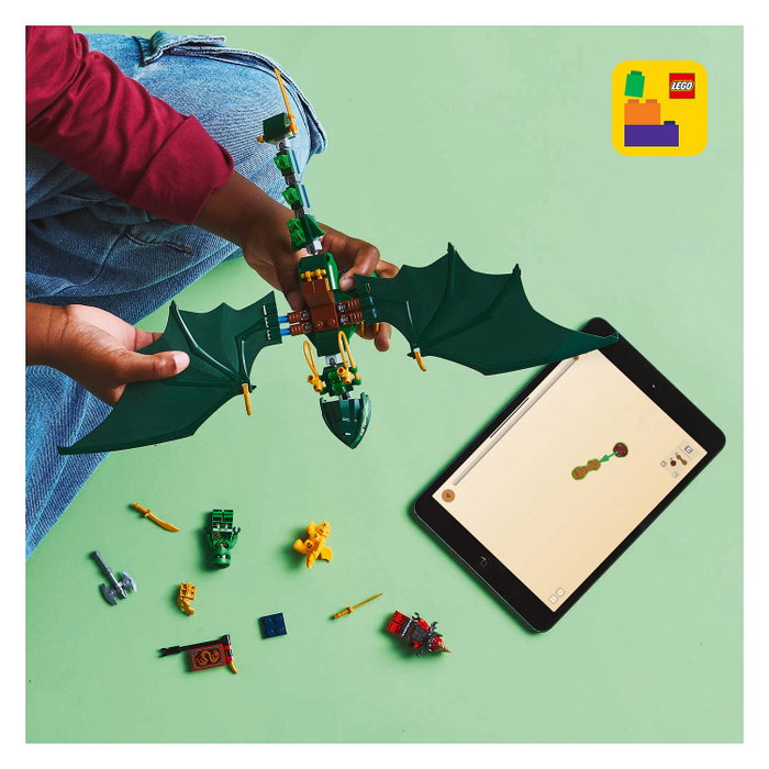 LEGO NINJAGO 71829 El Dragón Verde del Bosque de Lloyd
