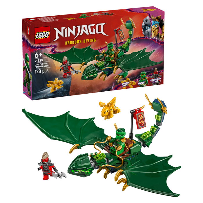 LEGO NINJAGO 71829 El Dragón Verde del Bosque de Lloyd