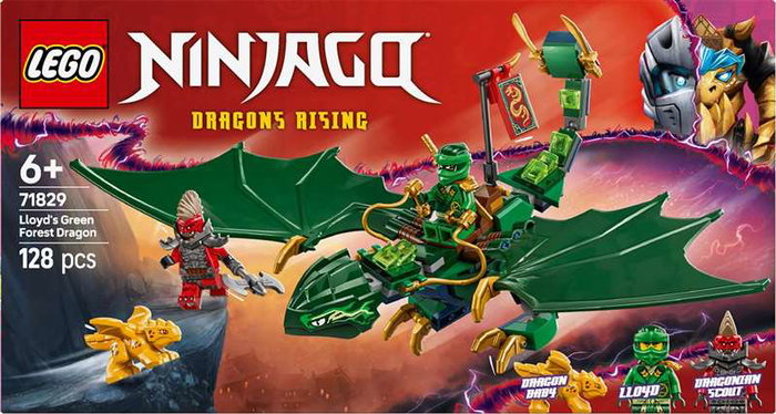LEGO NINJAGO 71829 El Dragón Verde del Bosque de Lloyd