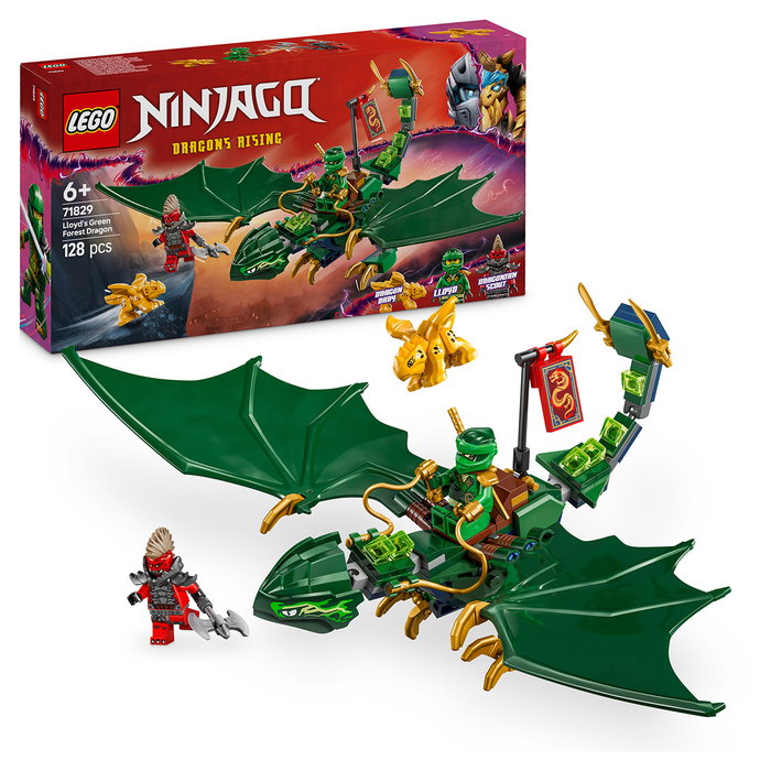 LEGO NINJAGO 71829 El Dragón Verde del Bosque de Lloyd