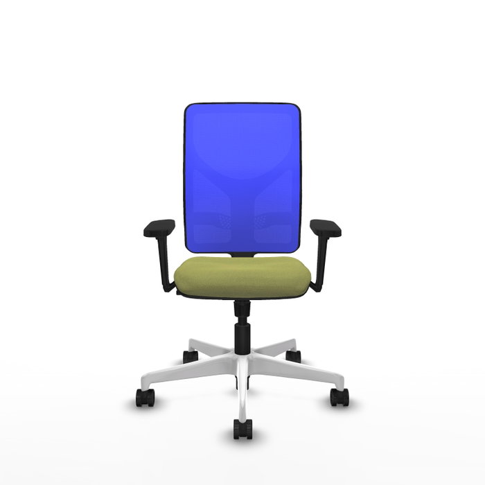 PIQUERAS Y CRESPO Silla de oficina Motilla con mecanismo Sincro, Verde oliva y Azul PIQUERAS Y CRESPO Silla de oficina Motilla con mecanismo Sincro, Verde oliva y Azul