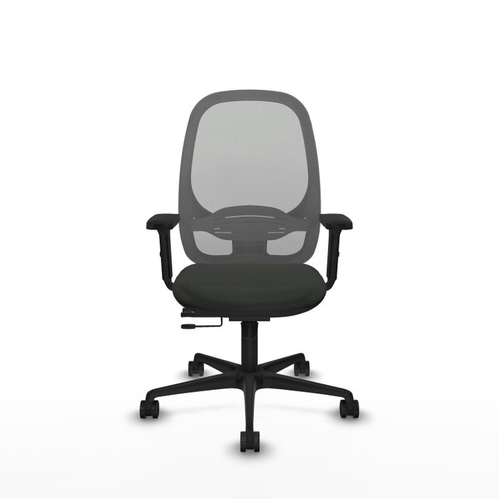 PIQUERAS Y CRESPO Silla de oficina Cilanco con mecanismo Sincro/Traslack Negro y Gris PIQUERAS Y CRESPO Silla de oficina Cilanco con mecanismo Sincro/Traslack Negro y Gris