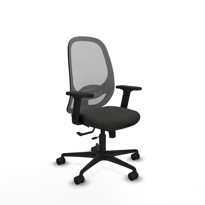 PIQUERAS Y CRESPO Silla de oficina Cilanco con mecanismo Sincro/Traslack Negro y Gris PIQUERAS Y CRESPO Silla de oficina Cilanco con mecanismo Sincro/Traslack Negro y Gris