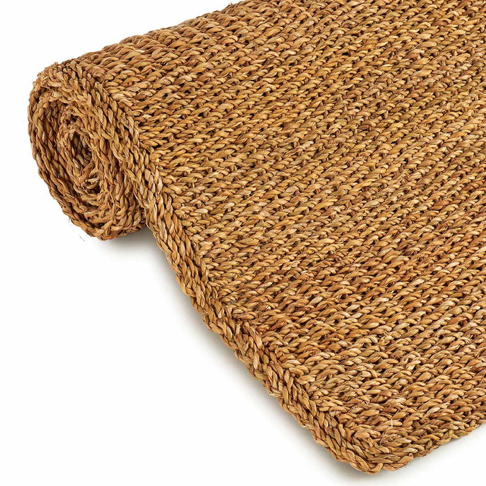 Giftdecor Alfombra de Esparto Natural, Marrón, 180x120 cm