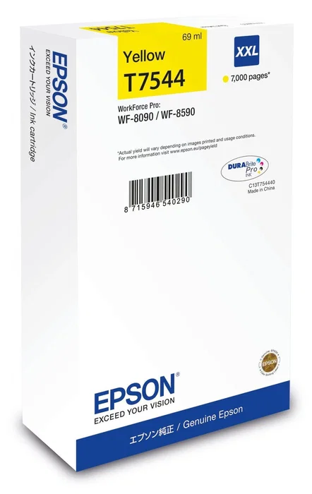 Epson C13T75444N Cartucho de Tinta Amarillo XXL Extra Alto Rendimiento