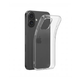 PEDEA Funda Protectora Soft TPU Transparente para Apple iPhone 16 Plus