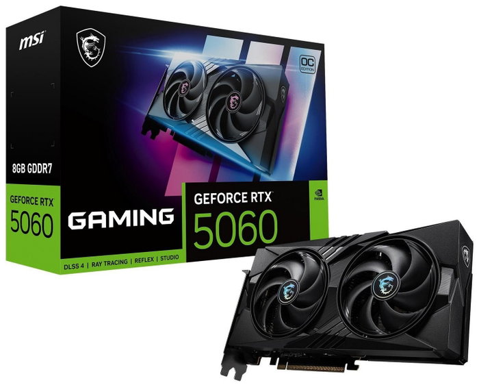 MSI GeForce RTX 5060 8G GAMING OC 8GB GDDR7