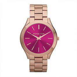 Michael Kors MK3436 Reloj Analógico Oro Rosa y Esfera Lila
