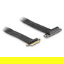 DeLOCK Riser Karte PCI Express x4 Stecker zu x4 Slot 90 Grad gewinkelt mit Kabel 60 cm