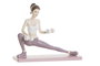 DKD Home Decor Figura de Resina Chica Yoga Rosa