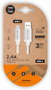 Tech One Tech Cable USB-A a USB-C Blanco 1m 2,4A TEC2006