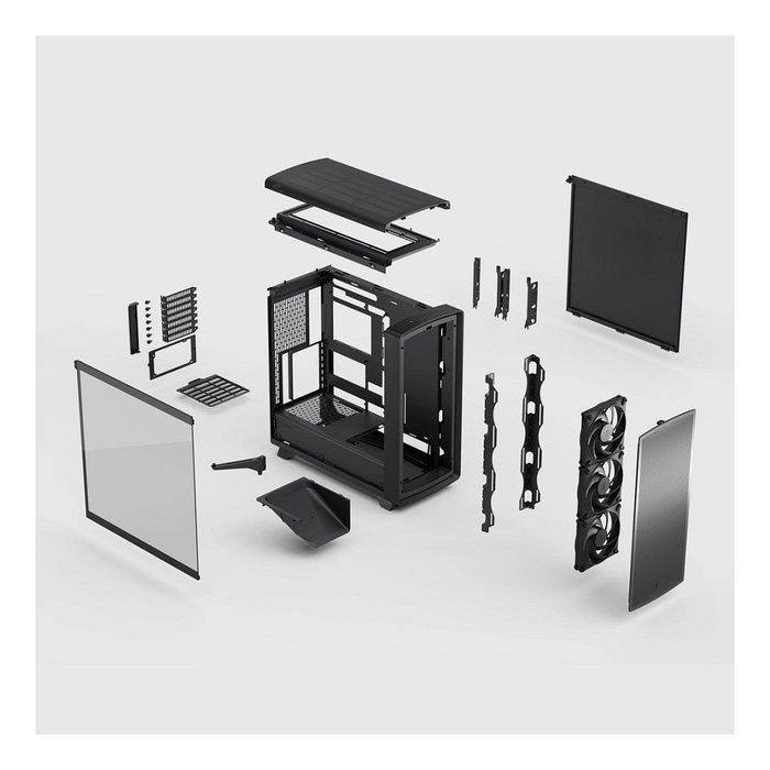 Fractal Design Summit Blackout TG Light Tint Midi Tower Negro