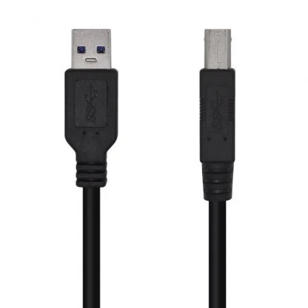 Aisens Cable USB 3.0 A105-0444, Tipo A Macho a Tipo B Macho, 5 Gbps, Impresora, 2 Metros, Negro Aisens Cable USB 3.0 A105-0444, Tipo A Macho a Tipo B Macho, 5 Gbps, Impresora, 2 Metros, Negro