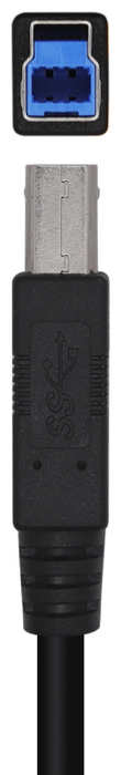 Aisens Cable USB 3.0 para Impresora Tipo A/M-B/M, 2m, Negro