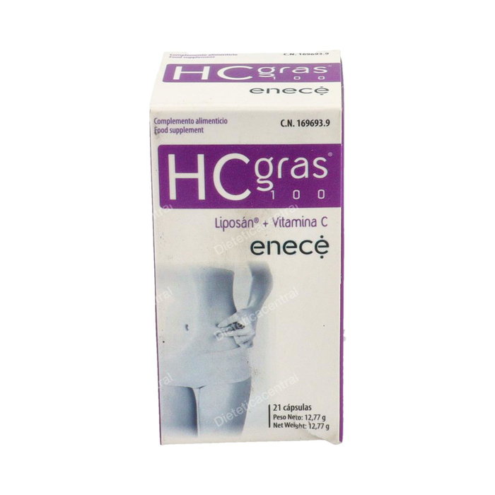 NUTRICION CENTER Hc Gras 100 21Caps Suplemento Alimenticio