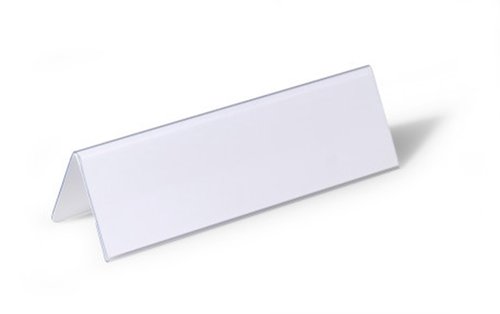 Durable Portanombres de Mesa Transparente (Set de 25) Durable Portanombres de Mesa Transparente (Set de 25)