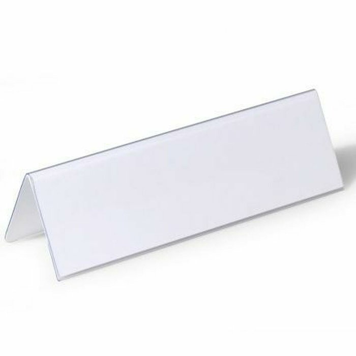 Durable Portanombres de Mesa Transparente (Set de 25) Durable Portanombres de Mesa Transparente (Set de 25)