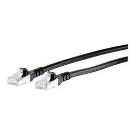 METZ CONNECT Patch Cable Cat6a S/FTP LSOH 25m Negro 130845B500-E