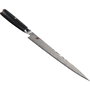 Miyabi 5000FCD Sujihiki 24cm de acero inoxidable con mango de madera pakka negra.