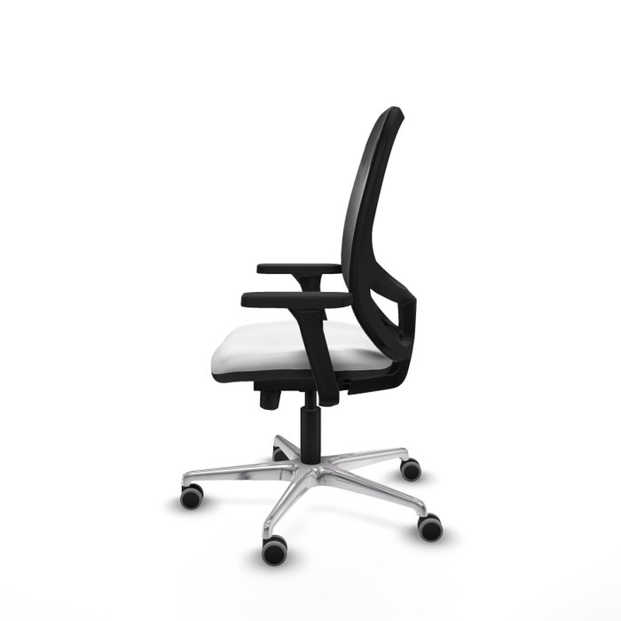 PIQUERAS Y CRESPO Silla de oficina Cilanco con mecanismo Sincro/Traslack, Blanco y Negro PIQUERAS Y CRESPO Silla de oficina Cilanco con mecanismo Sincro/Traslack, Blanco y Negro