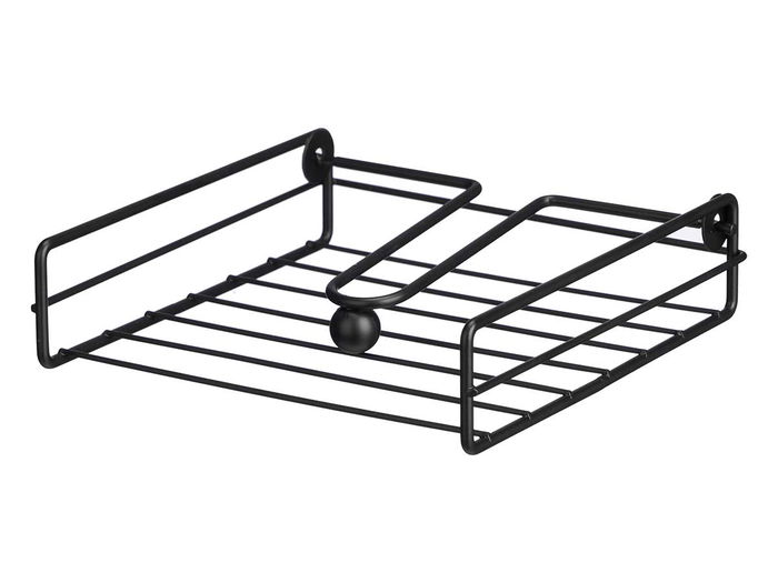 Kinvara Servilletero Acero Negro 19 x 5 x 19 cm (Set de 12)