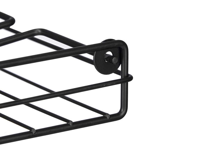 Kinvara Servilletero Acero Negro 19 x 5 x 19 cm (Set de 12)