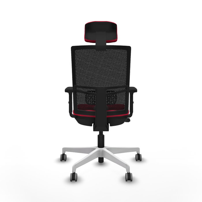PIQUERAS Y CRESPO Silla de oficina Yunquera con mecanismo Sincro/Traslack Rojo/Negro PIQUERAS Y CRESPO Silla de oficina Yunquera con mecanismo Sincro/Traslack Rojo/Negro