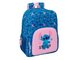Safta Mochila Colección Stitch Adaptable a Carro de la Compra 420x330x140 mm