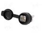 WEIDMÜLLER Tomacorriente RJ45 FrontCom Ø22mm IP65 Negro