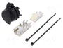 WEIDMÜLLER Tomacorriente RJ45 FrontCom Ø22mm IP65 Negro