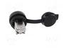 WEIDMÜLLER Tomacorriente RJ45 FrontCom Ø22mm IP65 Negro