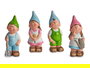 Ibergarden Figura Decorativa Duende Cerámica 25 cm Surtidos Colores Vivos (Set de 16)
