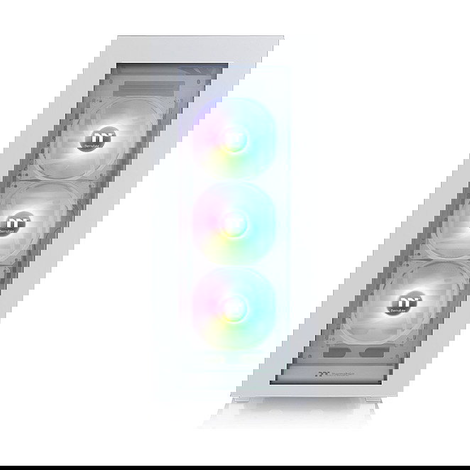 Thermaltake Divider 500 TG ARGB Snow Midi Tower PC Blanco con Ventana de Vidrio Templado