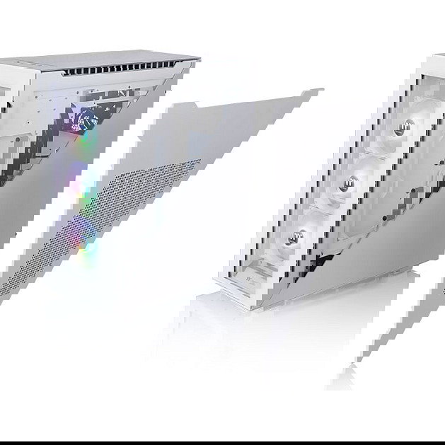 Thermaltake Divider 500 TG ARGB Snow Midi Tower PC Blanco con Ventana de Vidrio Templado