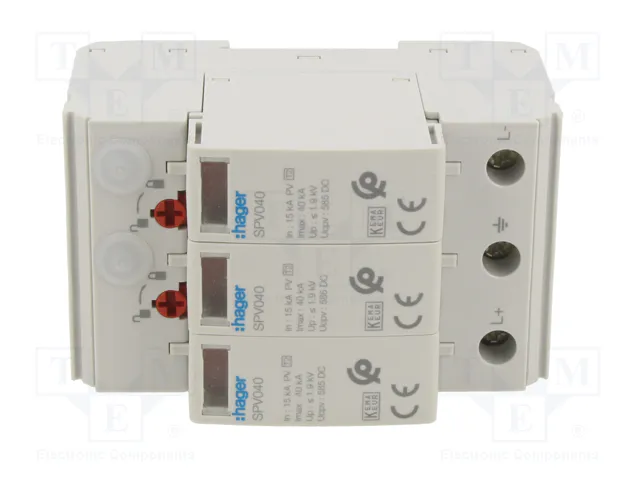 HAGER SPV340 Limitador de sobretensiones