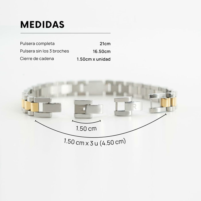 Pulsera Hombre Radiant RH000286 Plateado