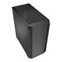 Sharkoon AK2 Torre Midi PC ATX Negro Metal, Compatible con micro ATX/Mini-ITX, 7 Ranuras, 17 cm Altura CPU, 41 cm VGA, Gestión de Cables, USB Tipo-C